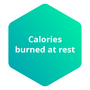 Calories burned at rest