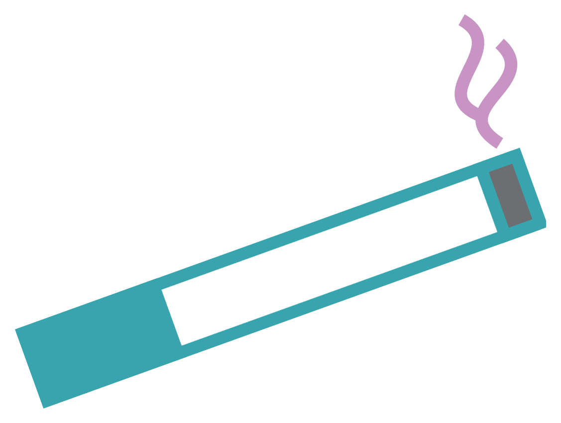 Icon of cigarette representing Tobacco Exposure