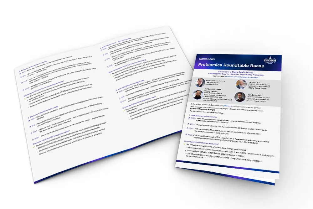 Preview image of Proteomics Roundtable Session One Takeaways document